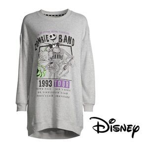 Disney Women's Nightmare Before Christmas Pajama Sleep Shirt “The Band” …